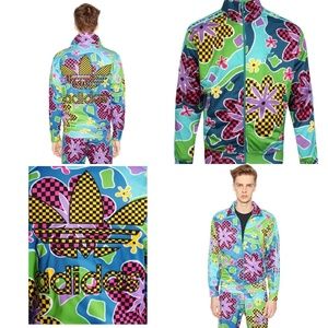 Jeremy Scott x Adidas Psychedelic Floral Jacket